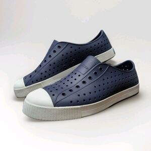 Native Jefferson Shoe Big Kid J6 Nautical Slip-On Lightweight Casual Navy Blue